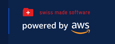Screenshot ab der Webseite einer CH-Firma:

"Swiss made Software"
"Powered by AWS"